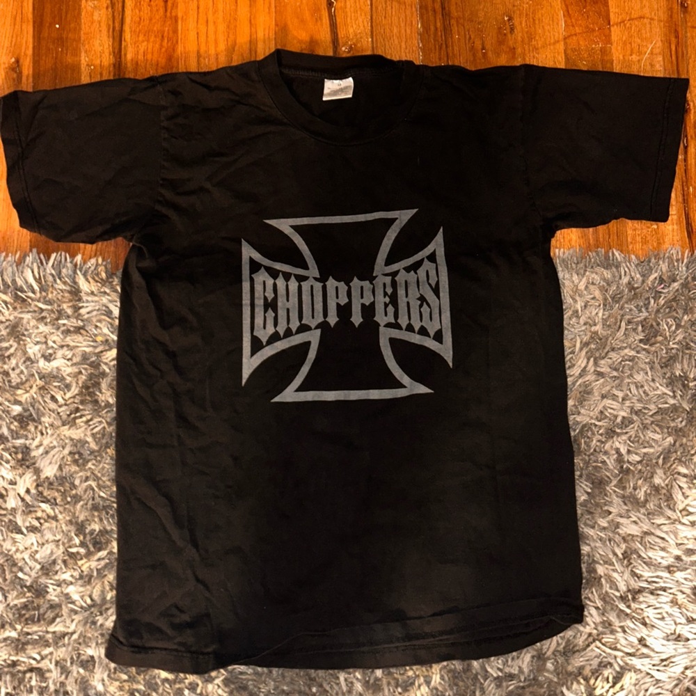 Black Choppers Graphic T-Shirt